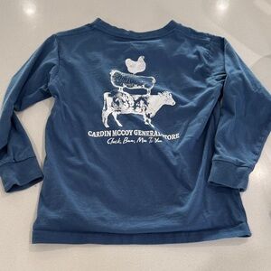 Cardin McCoy Kids Blue Long Sleeve Tee